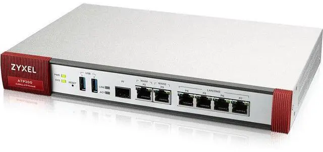 Alt view image 3 of 4 - ZyXEL ZyWALL ATP200 Network Security/Firewall Appliance