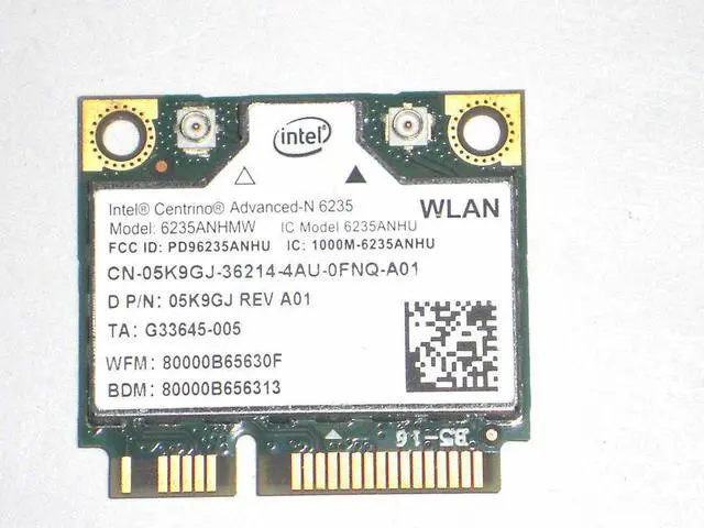 Main image of Dell Latitude E6540 Genuine Laptop Wireless Bluetooth Wi-Fi Card 5K9GJ 05K9GJ