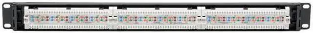 Alt view image 2 of 5 - Tripp Lite Cat6 PoE Patch Panel 24-Port 110/Krone 568A/B RJ45 1URM TAA (N252-P24