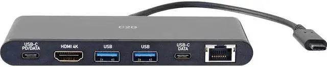 Alt view image 3 of 3 - C2G USB 3.1 4k HDMI, USB C, USB A, Ethernet Dock