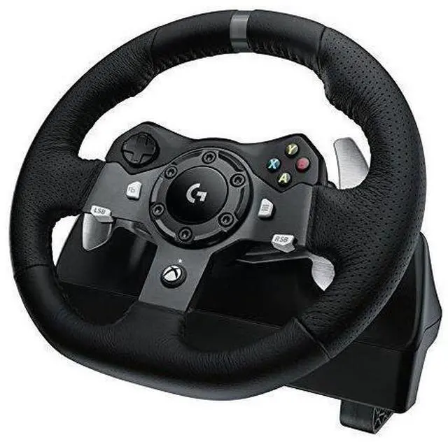 Alt view image 2 of 3 - Logitech G920 Xbox Driving Force Racing Wheel for Xbox One and PC (941-000121)