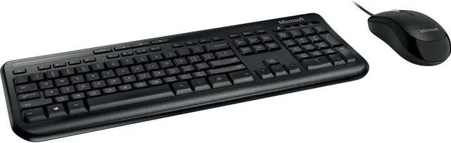 Alt view image 2 of 2 - MS Desktop 600 Wired Keyboard & Mouse (PC Games)