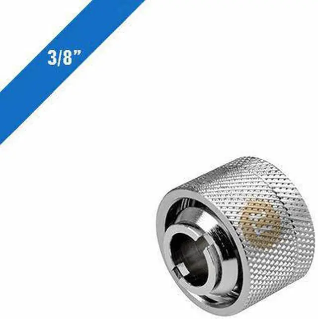 Main image of Thermaltake CL-W032-CA00SL-A Pacific 3/8in ID x 5/8in OD Compression ? Chrome