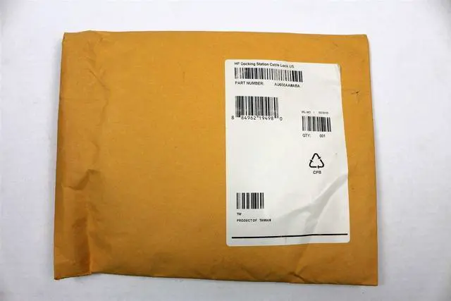 Main image of New Sealed HP AU656AA Docking Station Security Cable Lock