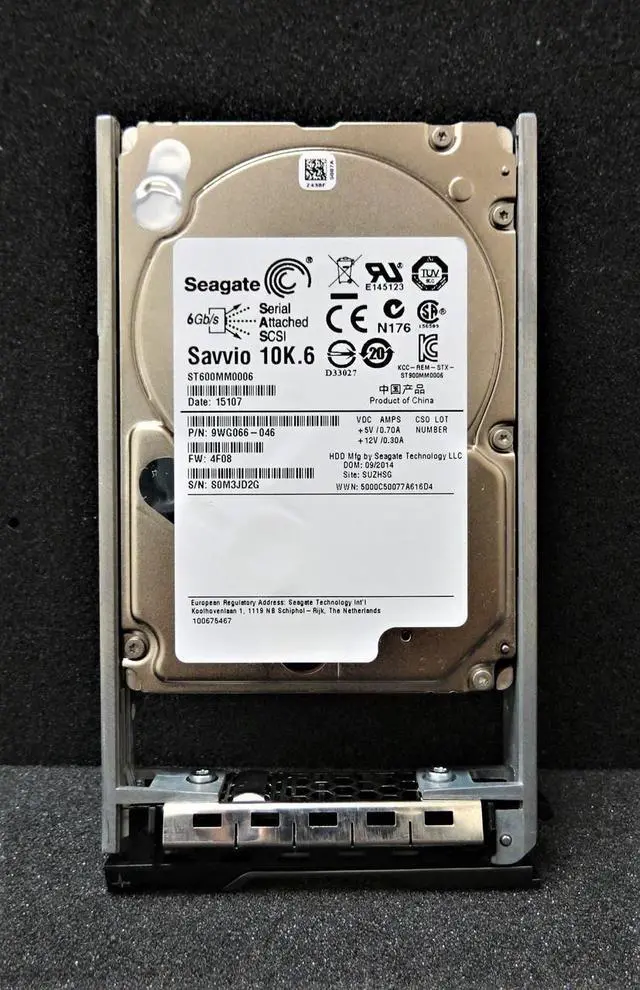Main image of (NOT FOR HOME PC!) Seagate ST600MM0006 600GB 10000RPM 6Gb/s 2.5in SAS Server Hard Drive Savvio10K.6