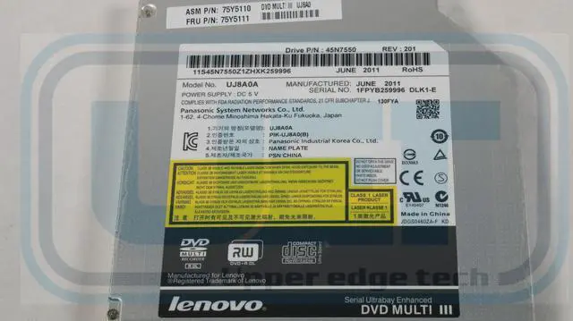 Alt view image 3 of 3 - Lenovo Thinkpad T420i-4179 Laptop Drive & Silver & Bezel 75Y5111 Tested