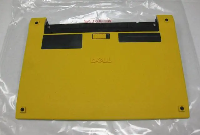 Alt view image 3 of 5 - Yellow Dell OEM Latitude 2100 2110 2120 Laptop Bottom Base Bottom Base P180R