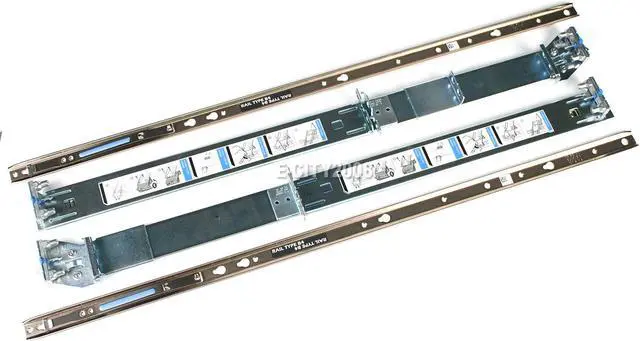 Alt view image 4 of 7 - For Dell PE R510 R515 R520 R720 R730 R820 2/4 Post Rack 2U Static Ready Rails