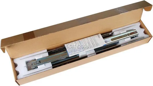 Alt view image 3 of 7 - For Dell PE R510 R515 R520 R720 R730 R820 2/4 Post Rack 2U Static Ready Rails
