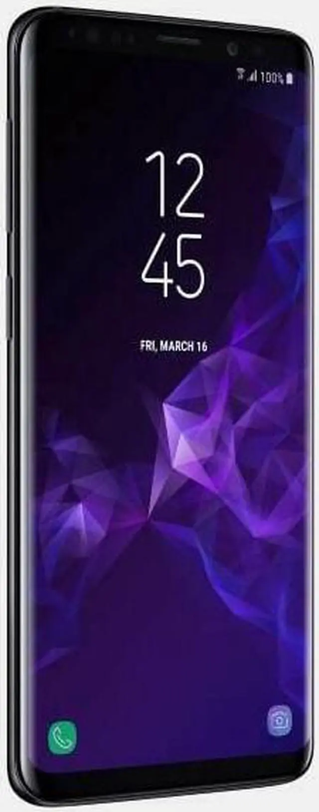 Alt view image 3 of 5 - Samsung Galaxy S9 - Unlocked (Black) 64GB