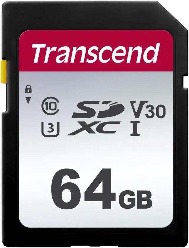 Alt view image 8 of 16 - 64GB Transcend 300S SDXC UHS-I U3 V30 SD Memory Card CL10 95MB/sec