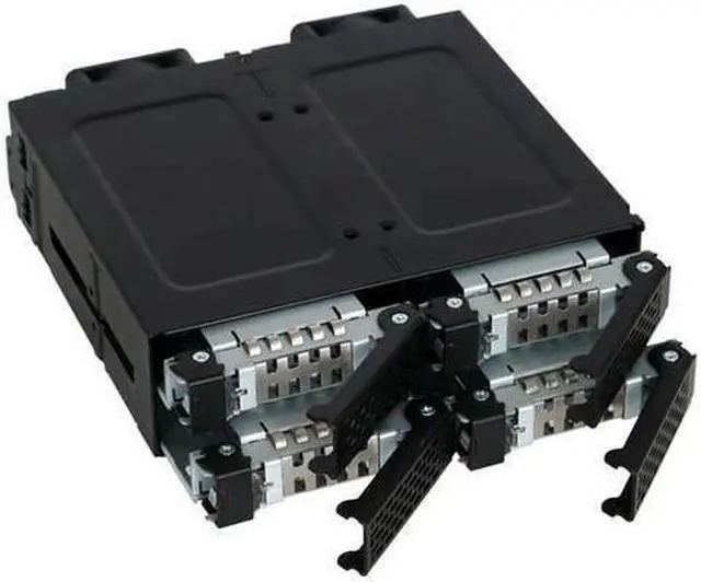 Alt view image 5 of 6 - ICY DOCK ToughArmor MB699VP-B Rugged Full Metal 4 Bay 2.5 inch NVMe U.2 SSD