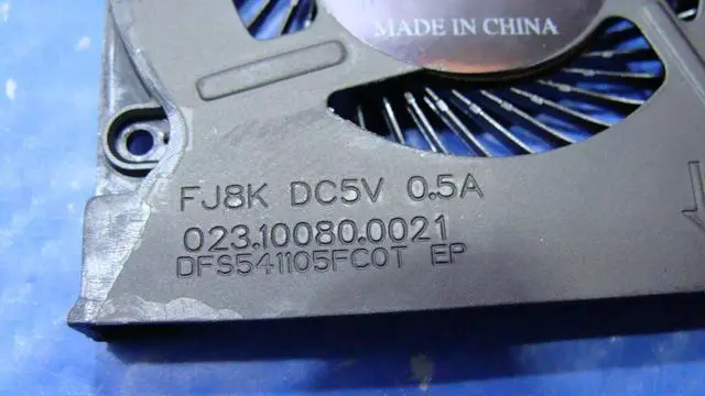 Alt view image 3 of 5 - Cpu cooling fan for Dell Latitude 3480 14 inches 023.10080.0021 X6K70