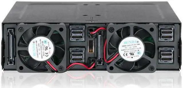 Alt view image 4 of 6 - ICY DOCK ToughArmor MB699VP-B Rugged Full Metal 4 Bay 2.5 inch NVMe U.2 SSD