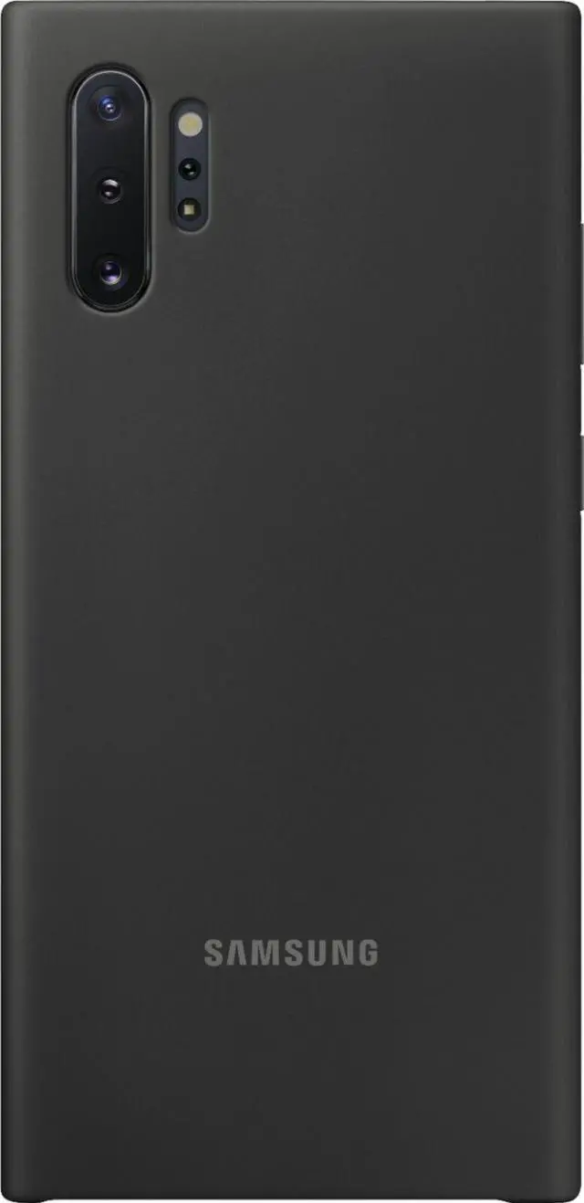 Alt view image 4 of 11 - Samsung Galaxy Note10 Plus Silicone Cover, Excellent Grip and Protection With Minimal Bulkiness, Black