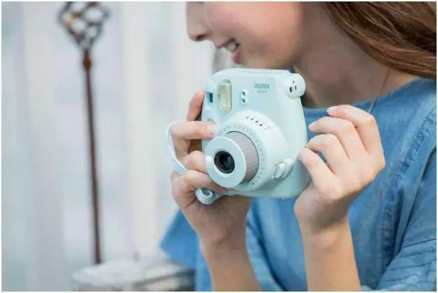 Alt view image 4 of 11 - Fujifilm Instax Mini 9 Instant Camera - Ice Blue
