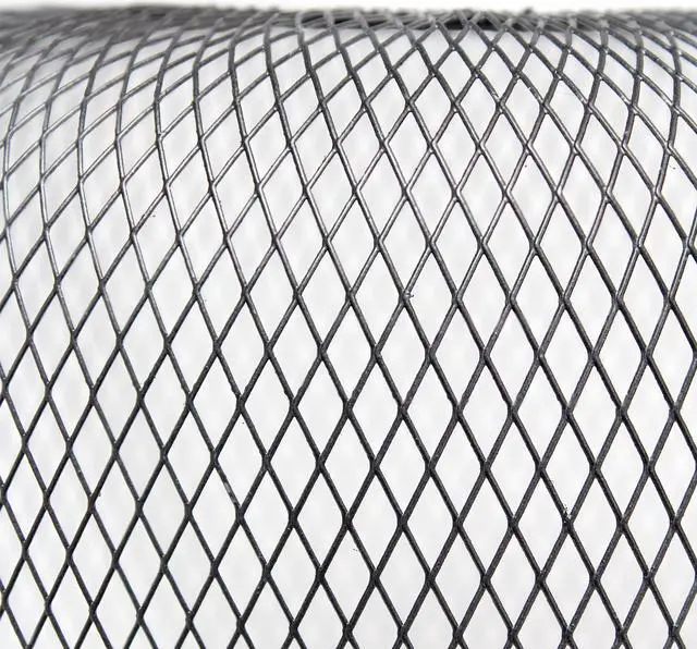 Alt view image 6 of 15 - Simple Designs Black Metal Mesh Industrial Table Lamp