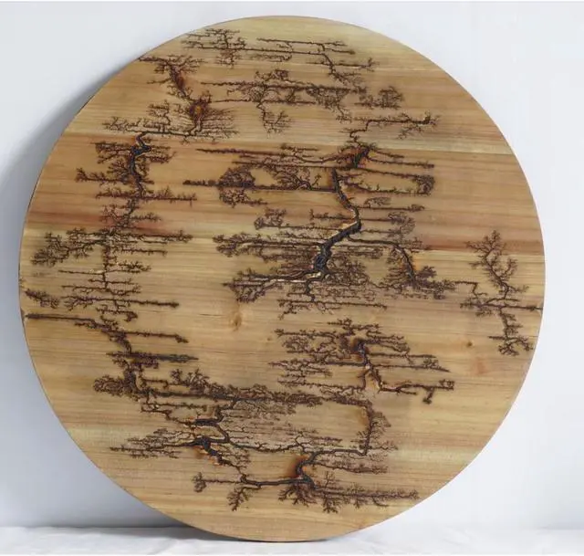 Main image of Round LichtenburgWood Burning Wall Art