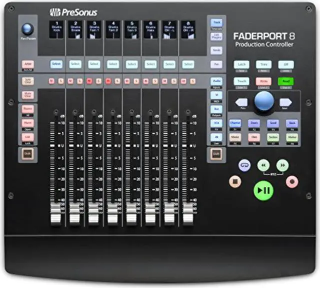 Alt view image 11 of 20 - Presonus Faderport 8 8-Channel Mix Production Controller