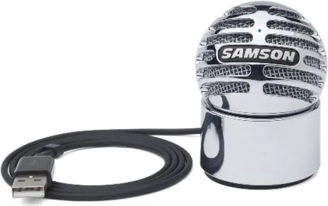 Alt view image 3 of 10 - Samson Meteorite Compact USB Condenser Microphone with Magnetic Base