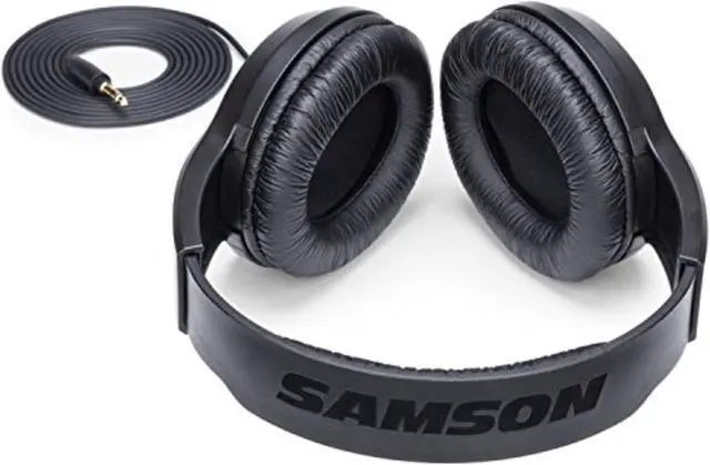 Alt view image 11 of 20 - Samson SR350 Over-Ear Stereo Headphones