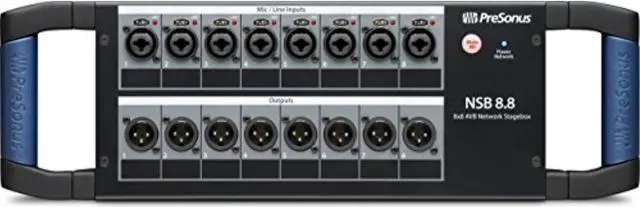 Alt view image 8 of 15 - PreSonus NSB 8.8 AVB Networked Stage Box 328 ft. Black