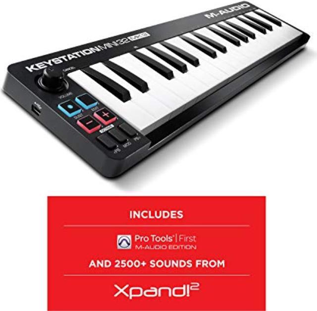 Alt view image 8 of 20 - M-Audio Keystation Mini 32 MK3 MIDI Controller