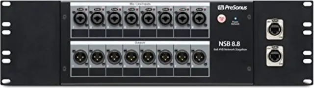 Alt view image 10 of 15 - PreSonus NSB 8.8 AVB Networked Stage Box 328 ft. Black