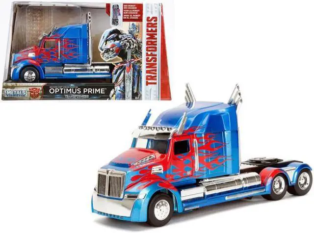 Alt view image 9 of 10 - Western Star 5700 XE Phantom Optimus Prime "Transformers" Movie 1/24 Diecast Model Car by Jada