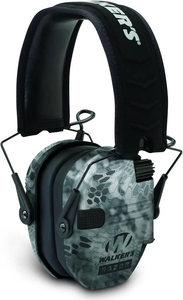 Main image of Walkers Game Ear Razor Slim Electronic Muff, Kryptek Camo