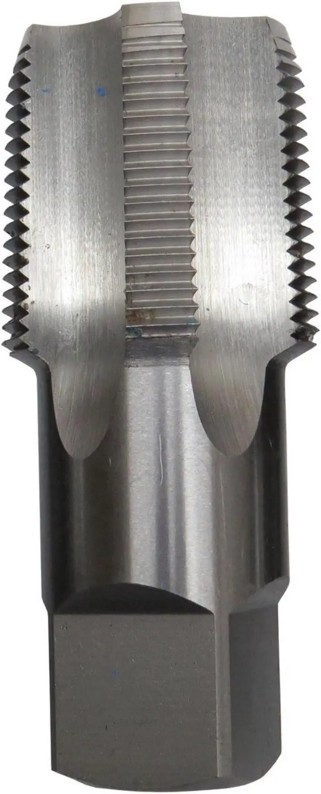 Main image of Drill America DWTPT Series Qualtech Carbon Steel Pipe Tap, Uncoated (Bright) Finish, Round with Square End Shank, 1-1/4"-11-1/2 NPT (Pack of 1)