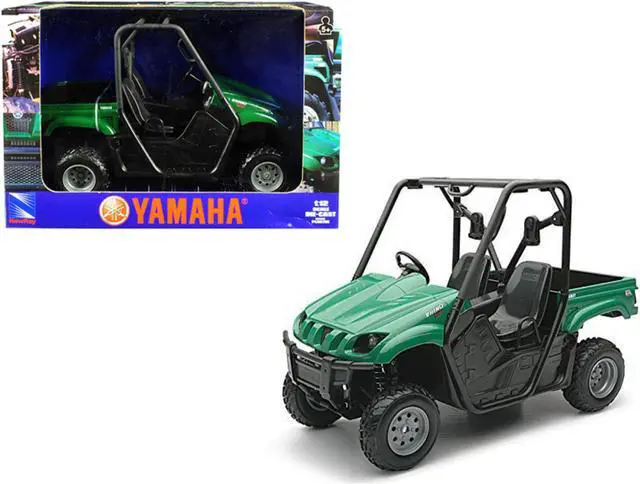 Main image of 2008 Yamaha Rhino 700 F1 4x4 Off Road ATV Green 1/12 Diecast Model by New Ray