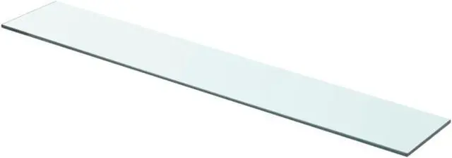 Alt view image 3 of 6 - vidaXL Shelf Panel Glass Clear 31.5"x4.7" Glass Sheet Plate Display Shelving