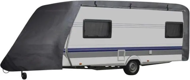 Main image of vidaXL Caravan Cover Gray M