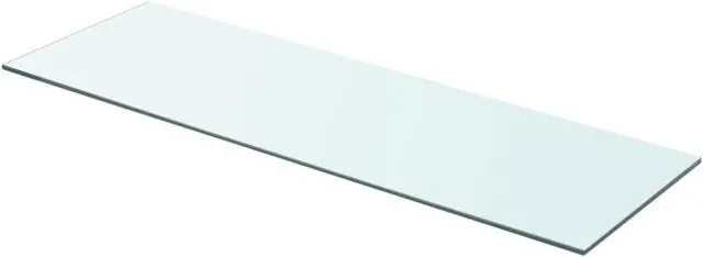 Alt view image 3 of 8 - vidaXL Shelf Panel Glass Clear 31.5"x9.8" Glass Sheet Plate Display Shelving