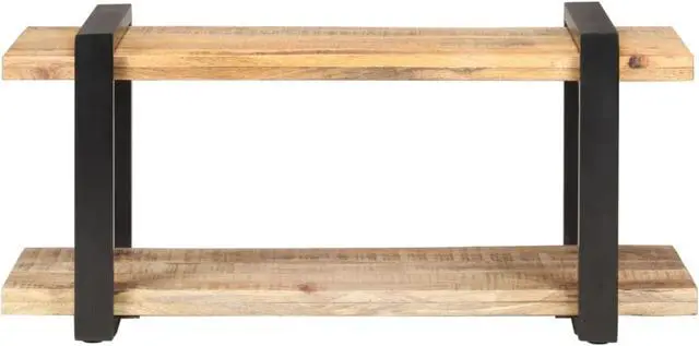 Alt view image 2 of 7 - vidaXL TV Cabinet 35.4"x15.7"x15.7" Rough Mango Wood