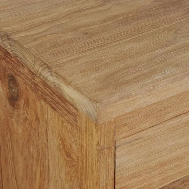 Alt view image 4 of 14 - vidaXL Bedside Cabinet Solid Teak 15.7"x11.8"x19.7"