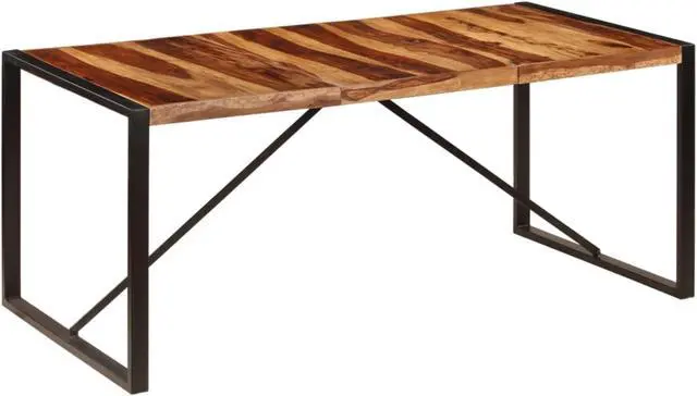 Main image of vidaXL Dining Table 70.9"x35.4"x29.5" Solid Sheesham Wood