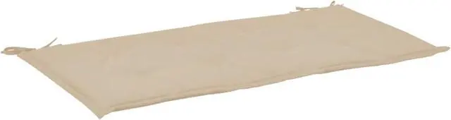 Alt view image 11 of 14 - vidaXL Garden Bench Cushion Beige 120x50x4 cm Oxford Fabric