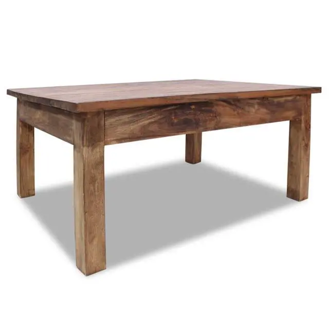 Alt view image 12 of 14 - vidaXL Coffee Table End Sofa Table Living Room Furniture Solid Wood Reclaimed