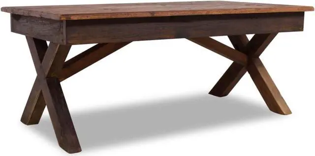 Alt view image 11 of 14 - vidaXL Coffee Table End Sofa Table Living Room Furniture Mixed Recycled Wood