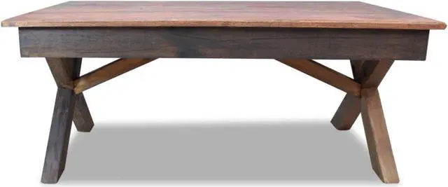 Alt view image 12 of 14 - vidaXL Coffee Table End Sofa Table Living Room Furniture Mixed Recycled Wood