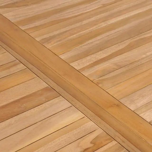 Alt view image 12 of 14 - vidaXL Outdoor Dining Table Patio Table Garden Porch Furniture Solid Teak Wood