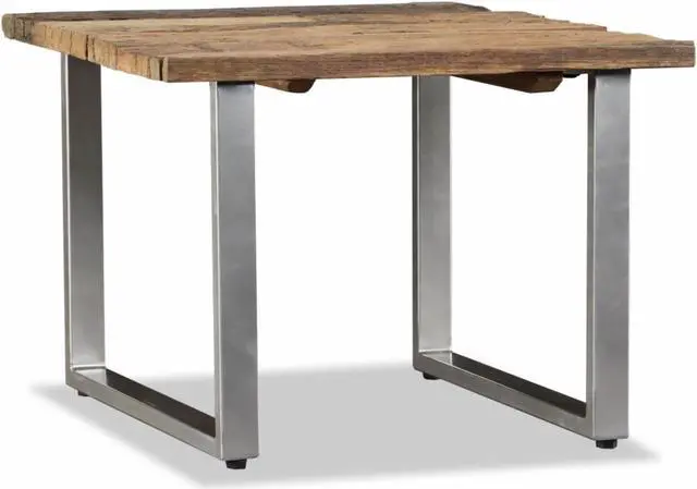 Alt view image 9 of 15 - vidaXL Coffee Table Sofa End Table Accent Side Table Solid Wood Reclaimed