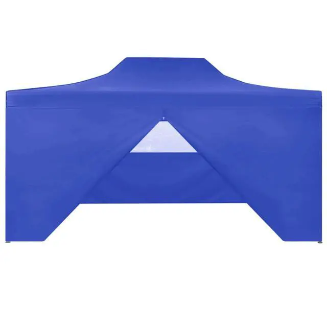 Alt view image 13 of 19 - vidaXL Professional Folding Party Tent with 4 Sidewalls 9.8'x13.1' Steel Blue