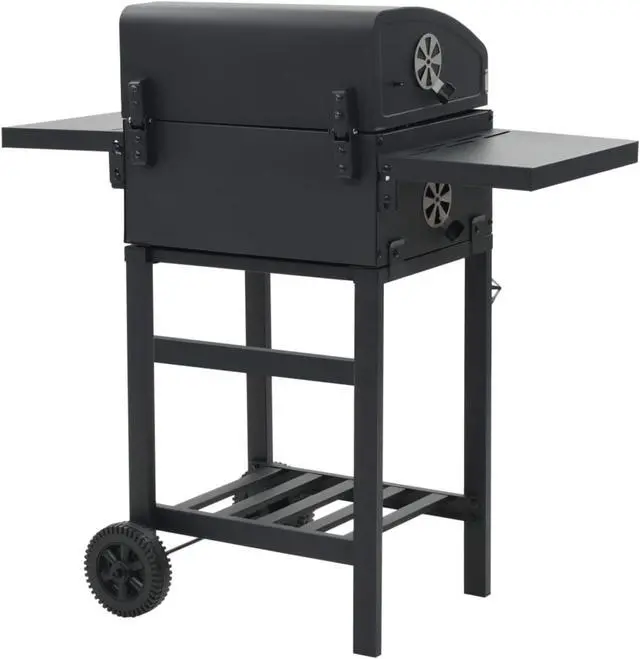 Alt view image 11 of 11 - vidaXL Barbecue Grill Charcoal Grill BBQ Grill for Outdoor Camping Picnic