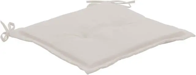 Alt view image 8 of 13 - vidaXL Chair Cushion 2 Pcs Outdoor Patio Seat Cushion Cream Oxford Fabric