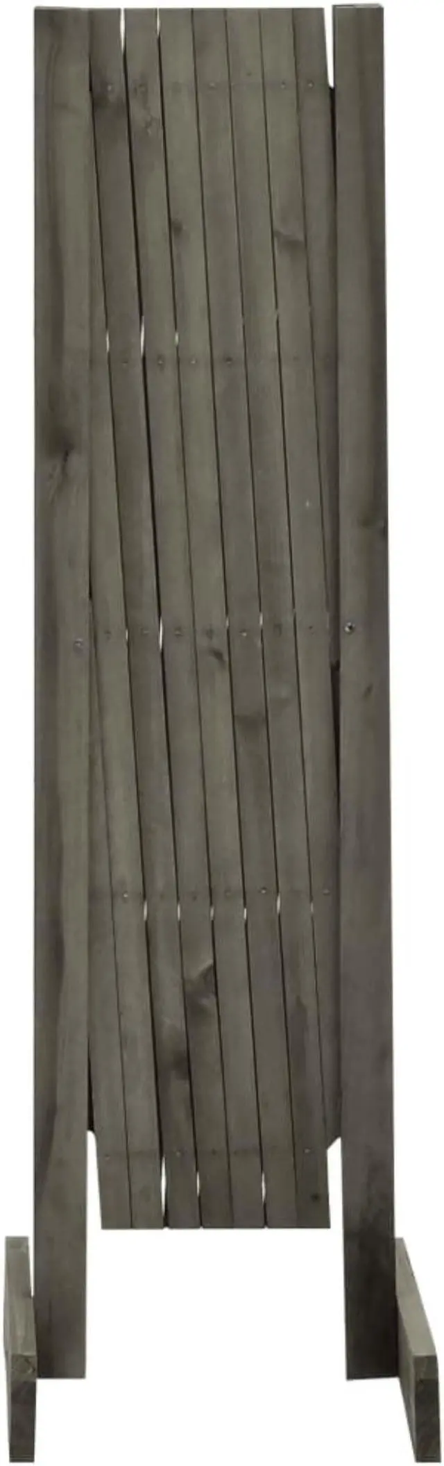 Alt view image 13 of 13 - vidaXL Trellis Fence Garden Trellis Lattice Gray 59.1"x31.5" Solid Firwood