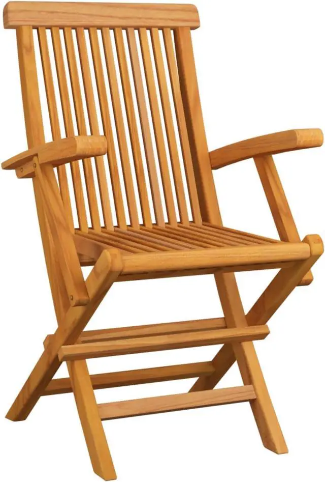Alt view image 2 of 15 - vidaXL Garden Chairs 3 pcs Solid Teak Wood
