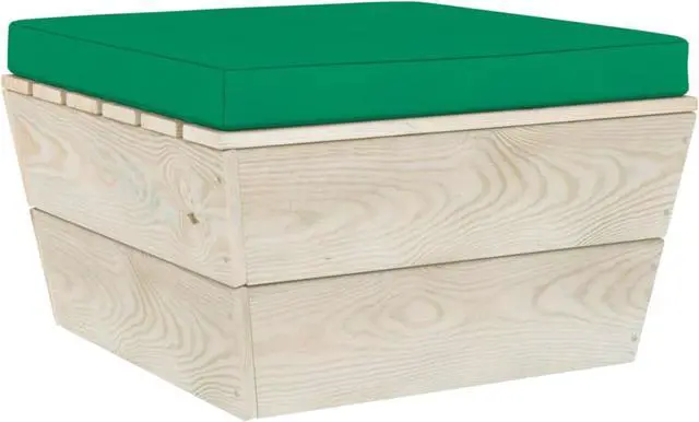 Alt view image 9 of 14 - vidaXL Chair Cushion Outdoor Patio Pallet Cushion Seat Pad Green Oxford Fabric